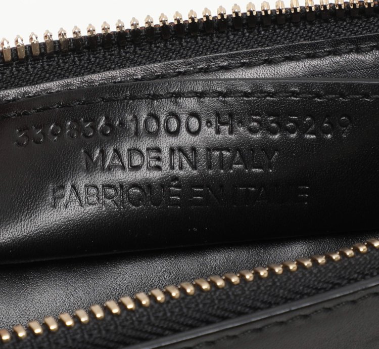 Balenciaga Black Leather Crochet Motorcycle Clutch