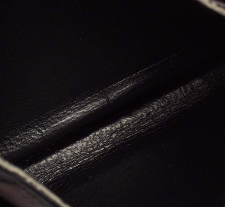 Balenciaga Black Leather Logo Card Holder