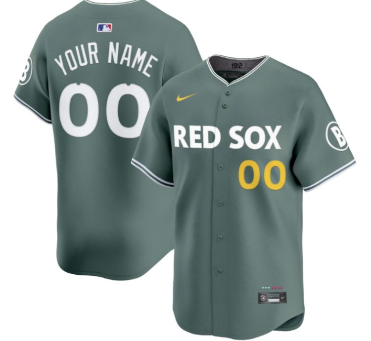 Custom Boston Red Sox Jersey 2025 City Connect Vapor Premier Limited V2 All Stitched