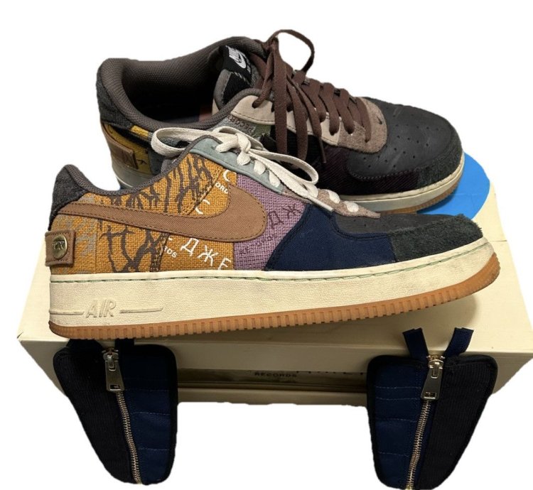 Travis Scott Air Force 1 Fossils Cactus Jack Nike