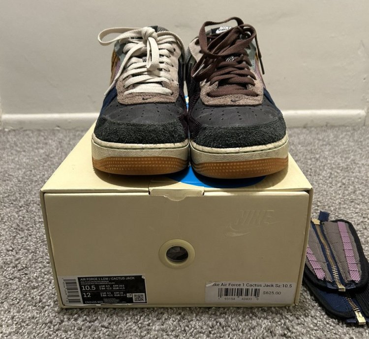 Travis Scott Air Force 1 Fossils Cactus Jack Nike