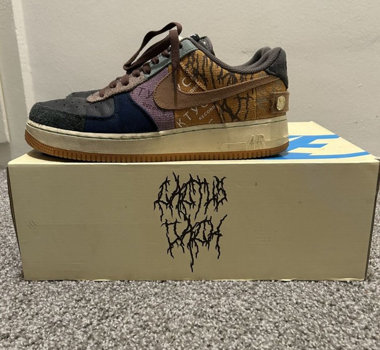 Travis Scott Air Force 1 Fossils Cactus Jack Nike
