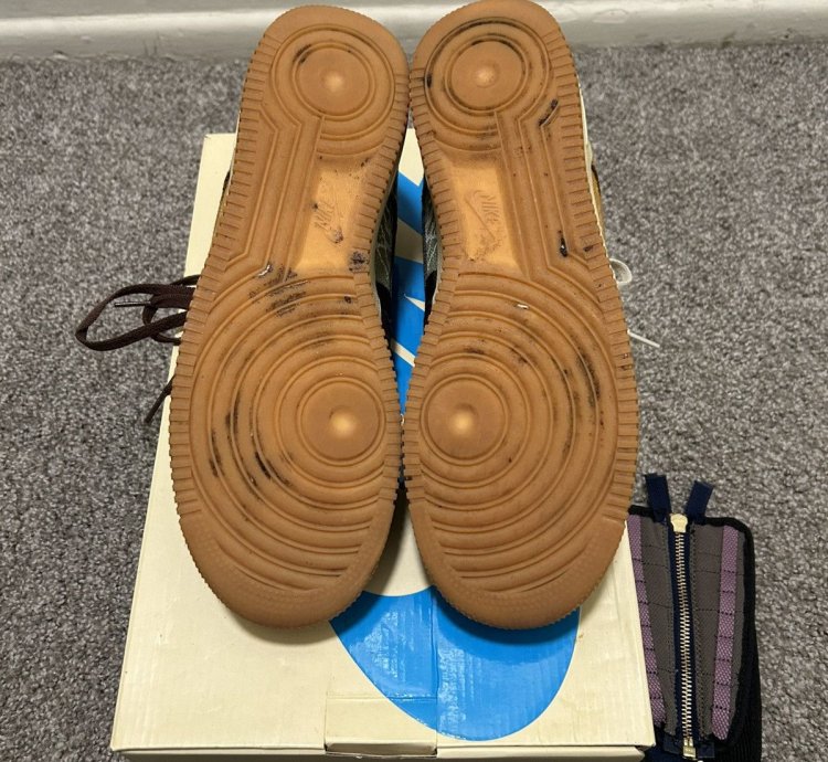 Travis Scott Air Force 1 Fossils Cactus Jack Nike