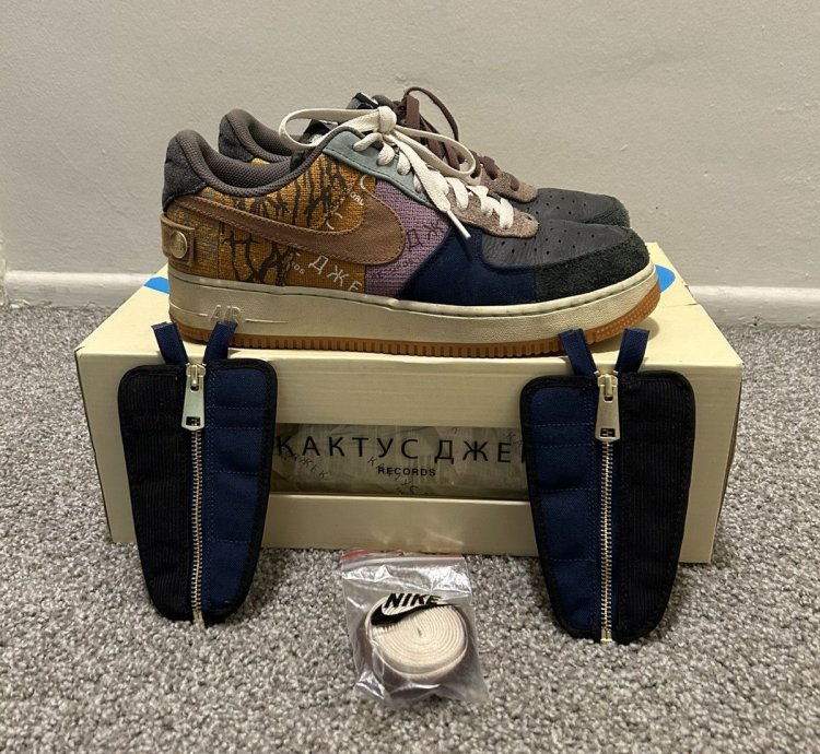 Travis Scott Air Force 1 Fossils Cactus Jack Nike
