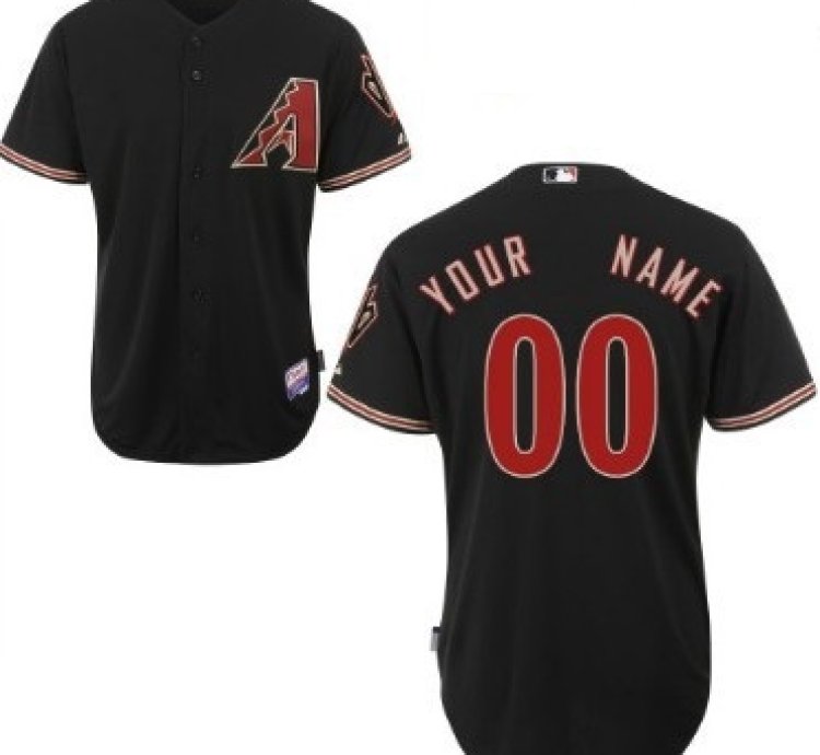 Arizona Diamondbacks Customized Black Jersey