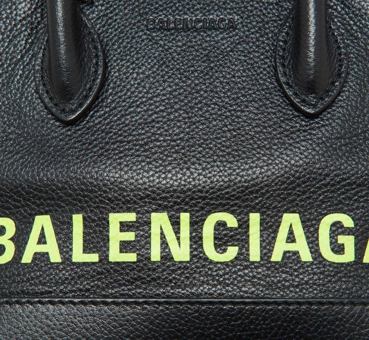 Balenciaga Black Leather Xxs Ville Satchel