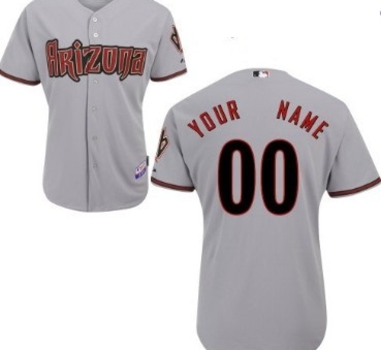 Arizona Diamondbacks Customized Gray Jersey