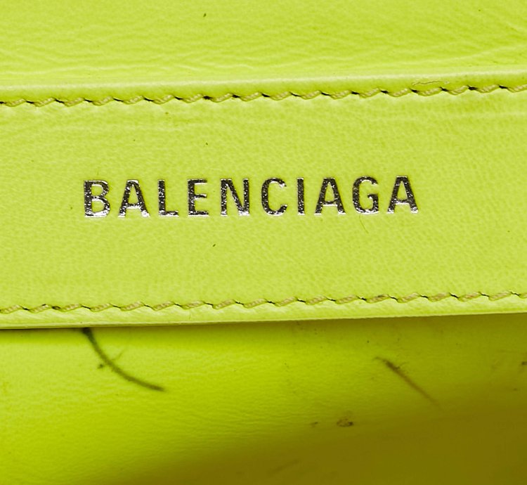 Balenciaga Black Leather Zip Pouch