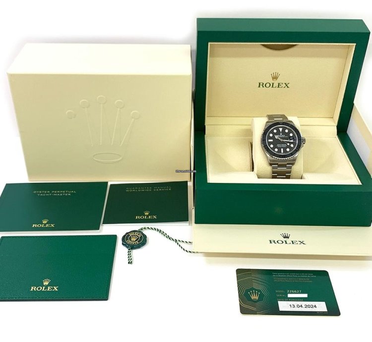 Rolex Yacht-master 42 226627-0001 Titanium With Black Dial Watch 2024
