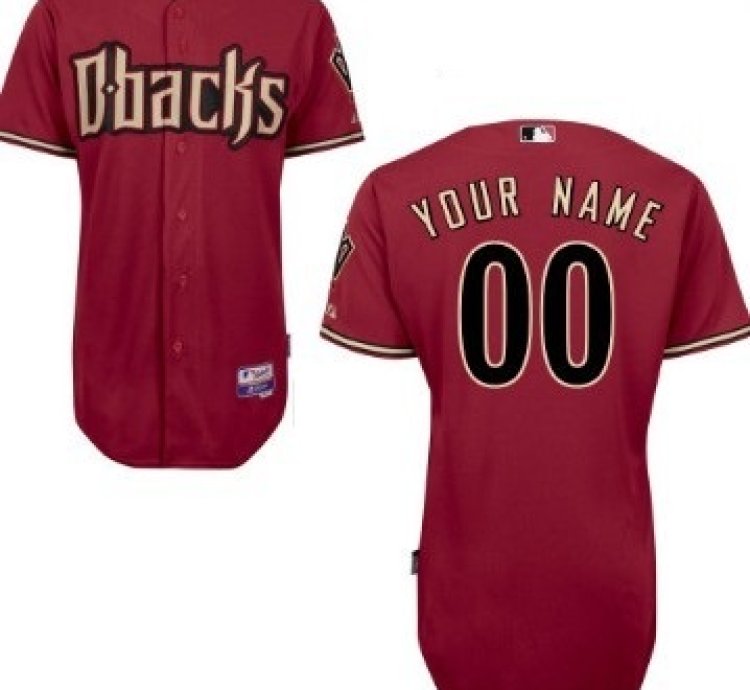Arizona Diamondbacks Customized Red Jersey