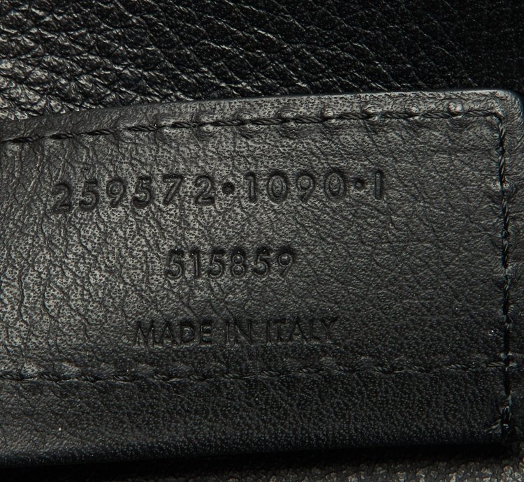 Balenciaga Black Olive Green Leather A5 Papier Tote