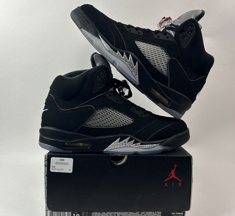 Nike Shoes Air Jordan 5 Retro Og Black Metallic 2016