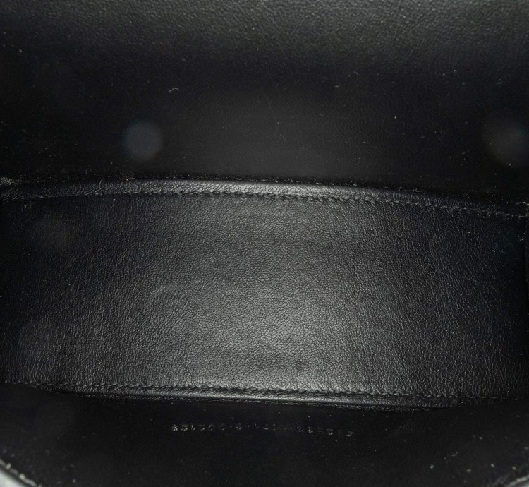 Balenciaga Black Rhinestone Xs Hourglass Shoulder Bag