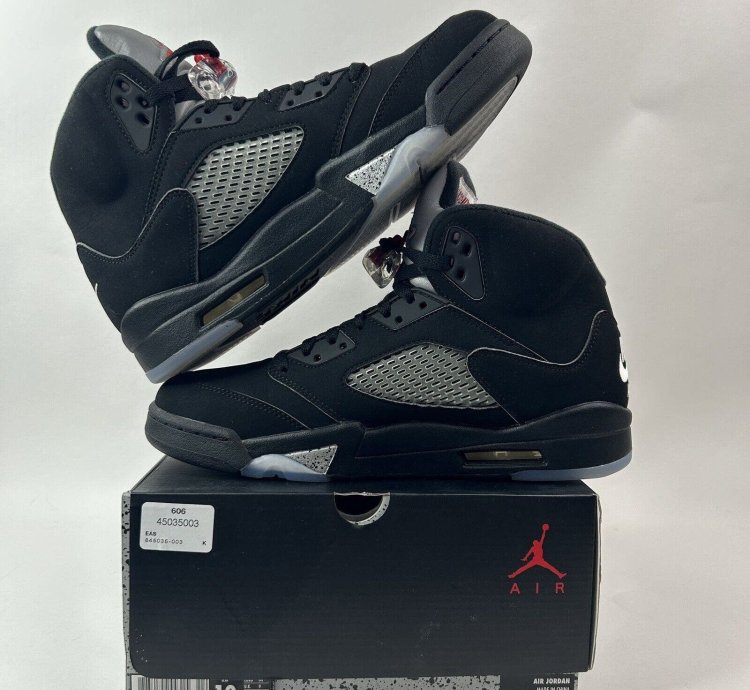 Nike Shoes Air Jordan 5 Retro Og Black Metallic 2016
