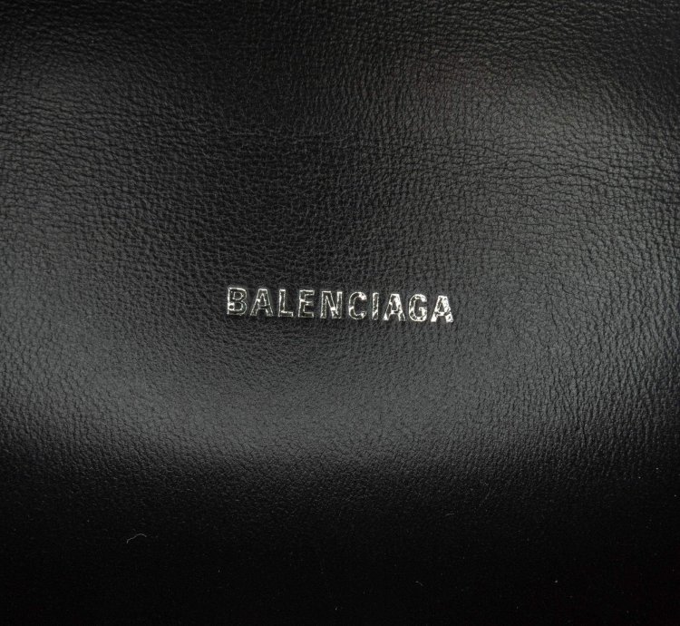 Balenciaga Black Rhinestone Xs Hourglass Shoulder Bag