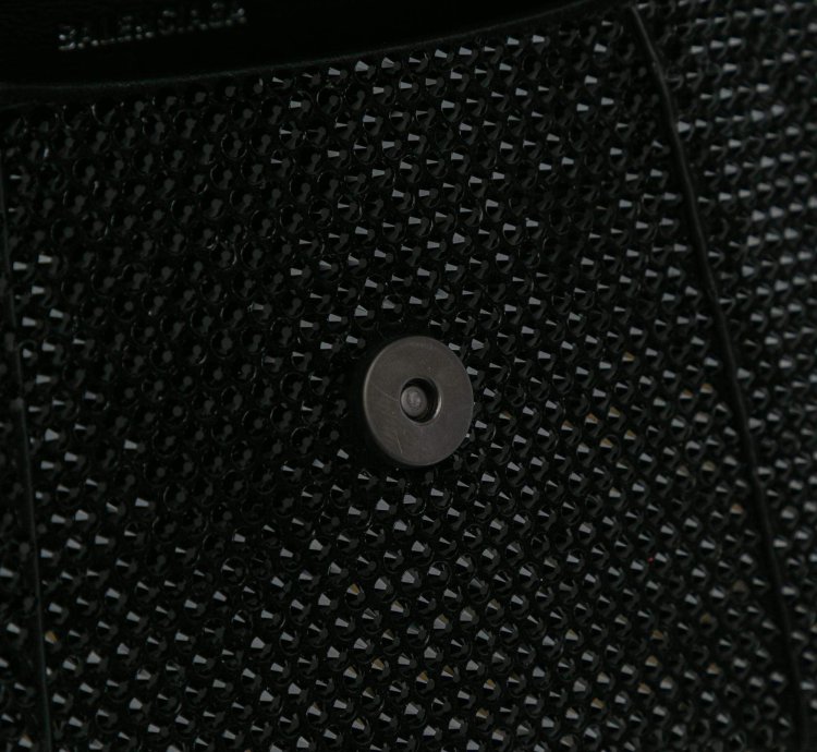 Balenciaga Black Rhinestone Xs Hourglass Shoulder Bag