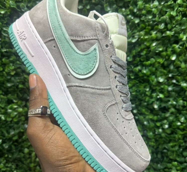 Nike Air Force 1 07 Akira Grey Mint Sneakers