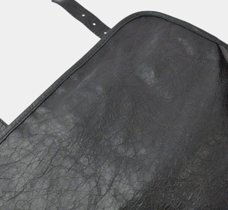 Balenciaga Black Sheepskin Belt Bum Bag