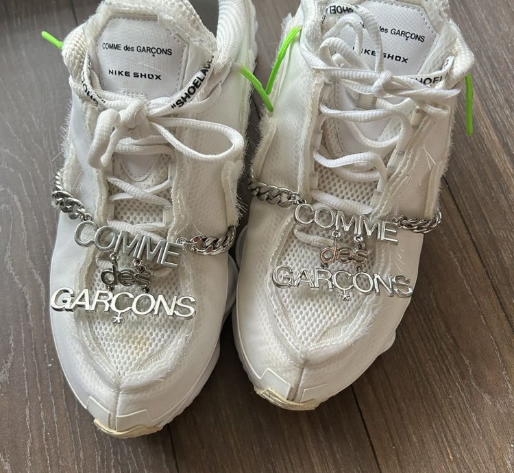 Nike Shox Tl Comme Des Gar Ons White