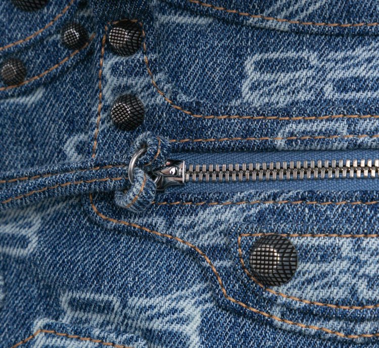 Balenciaga Blue Denim Bb Monogram Neo Cagole Xs Satchel