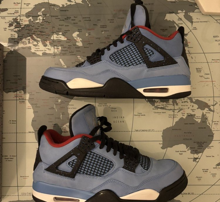 Travis Scott Air Jordan 4 Retro Cactus Jack 2018 Size 9