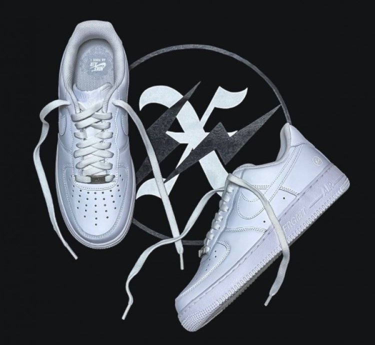Nike Air Force 1 Fragment Design White Sneakers