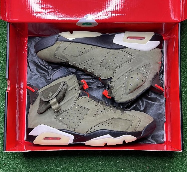 Travis Scott Air Jordan 6 Retro Olive