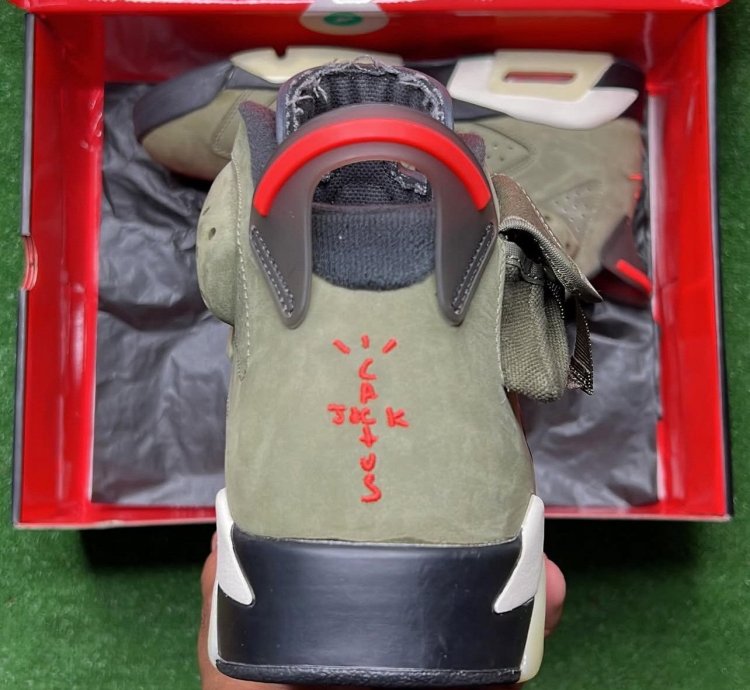 Travis Scott Air Jordan 6 Retro Olive