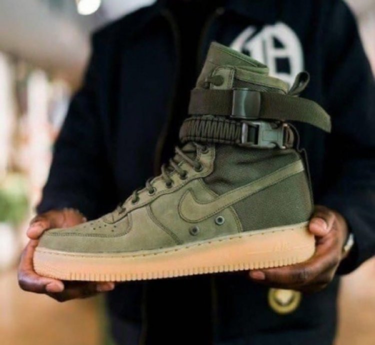 Nike Air Force 1 High Sfl Green Sneakers