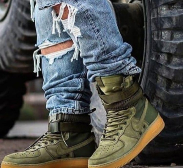 Nike Air Force 1 High Sfl Green Sneakers