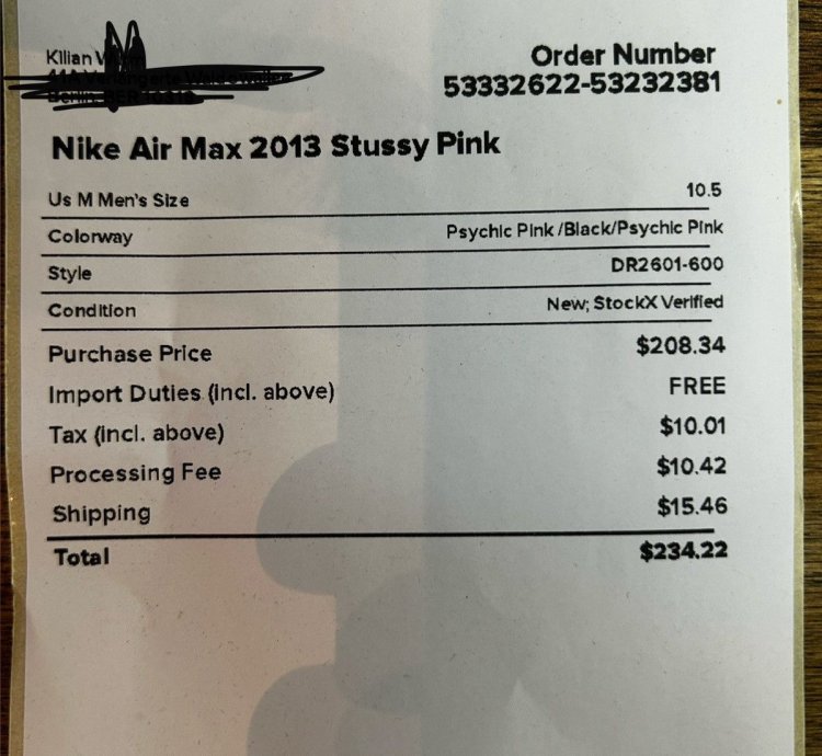 Nike Stussy Airmax 2013 Pink