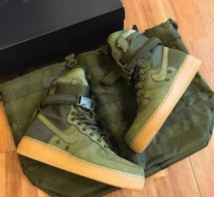 Nike Air Force 1 High Sfl Green Sneakers
