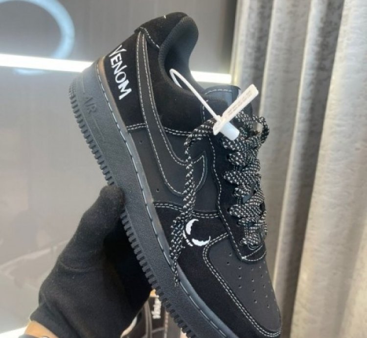Nike Air Force 1 Low Black Venom Sneakers