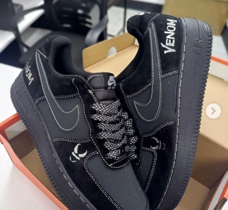 Nike Air Force 1 Low Black Venom Sneakers