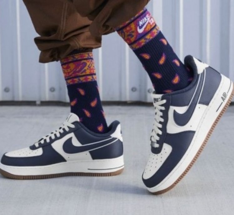 Nike Air Force 1 Low College Pack Nevy Blue Sneakers