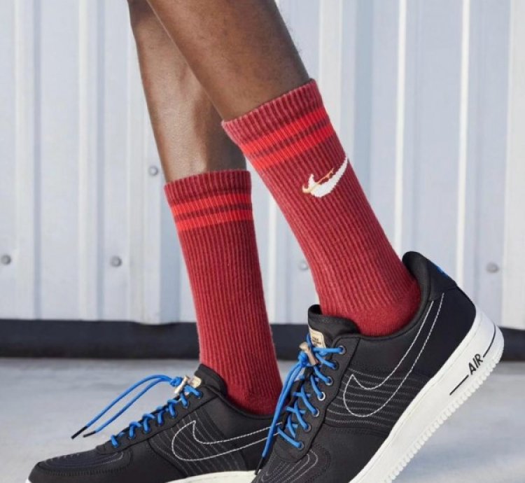 Nike Air Force 1 Low Moving Company Black Sneakers