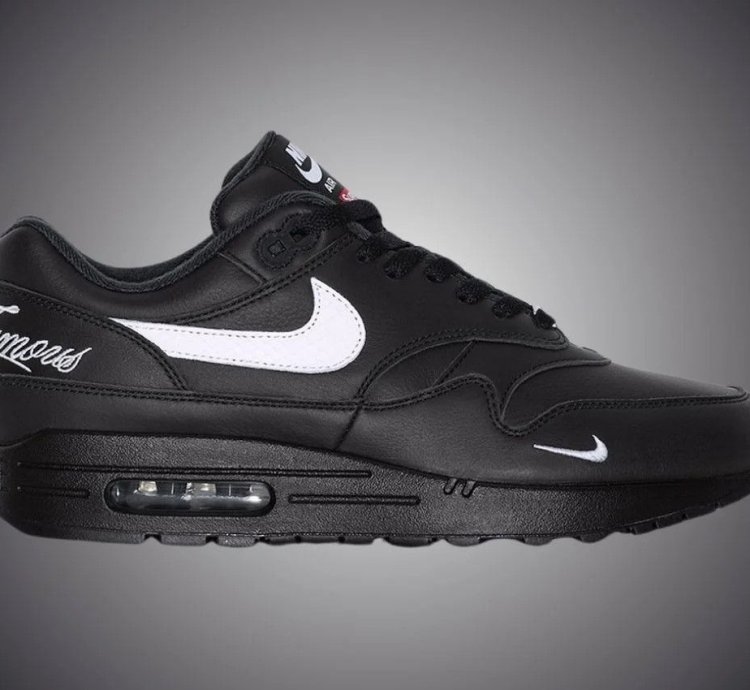 Nike Supreme Air Max 1 87 Sp Black White