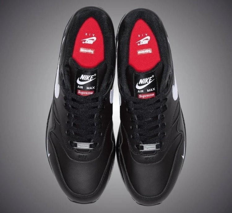 Nike Supreme Air Max 1 87 Sp Black White