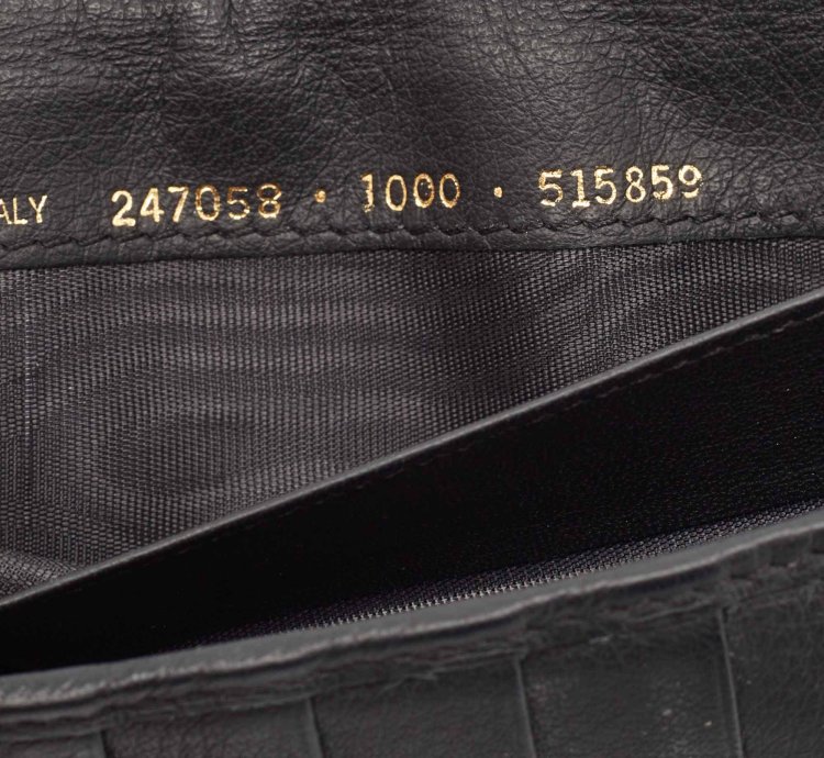 Balenciaga Dark Blue Leather Classic Continental Wallet