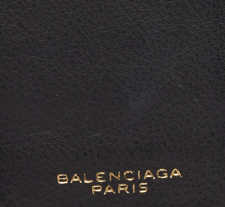 Balenciaga Dark Blue Leather Classic Continental Wallet