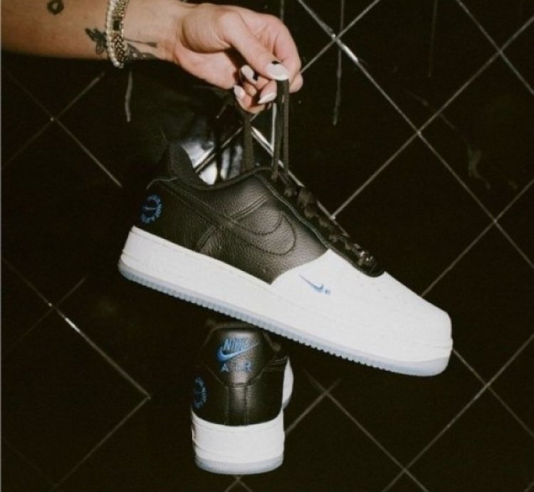 Nike Air Force 1 Low Tinaj Black White Sneakers