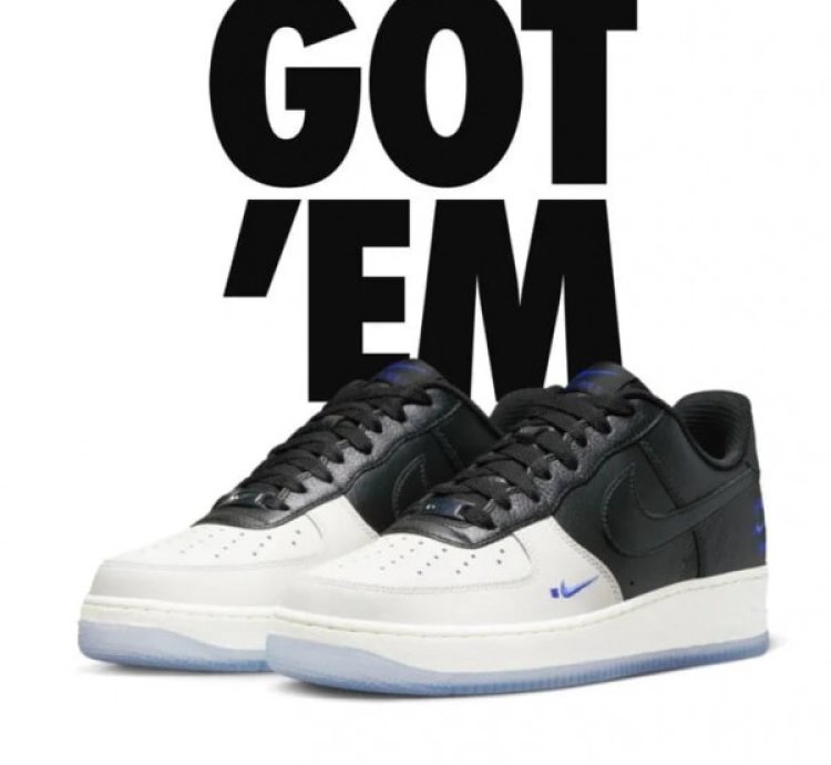 Nike Air Force 1 Low Tinaj Black White Sneakers