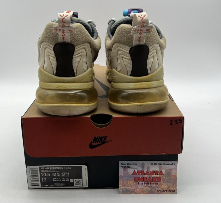 Travis Scott Air Max 270 React Cactus Trails