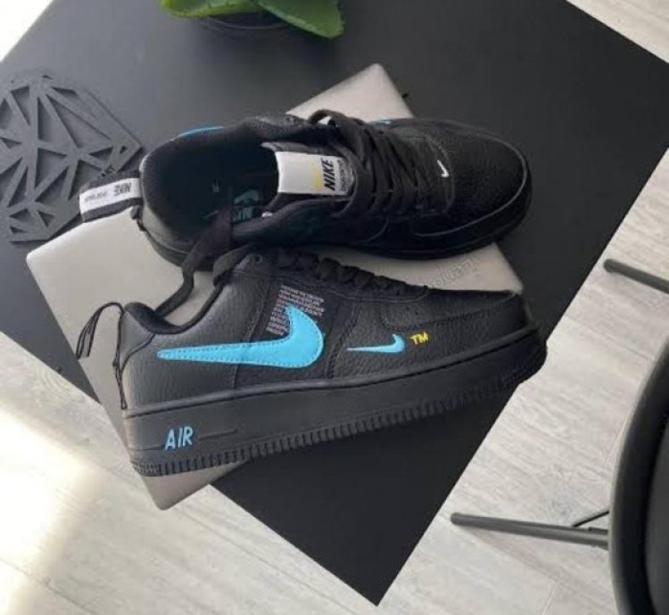 Nike Air Force 1 Low Utility Black Blue Sneakers