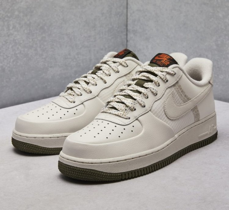 Nike Air Force 1 Low Winterized Phantom Cargo Khaki Sneakers