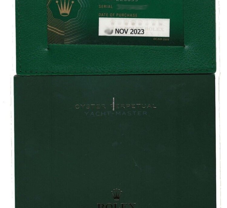 Rolex Yacht-master 42 42mm 18kt White Gold Men Oysterflex Watch 23 226659