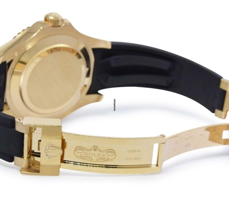 Rolex Yacht-master 42 42mm 18kt Yellow Gold Men Oysterflex Watch 24 226658