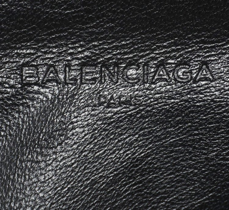 Balenciaga Grey Croc Embossed Calf Hair Small Cable Shopper Tote