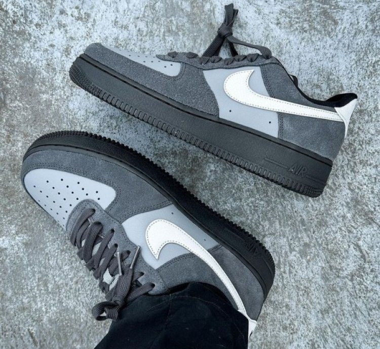 Nike Air Force 1 Wolf Lv8 Grey Anthracite Sneakers