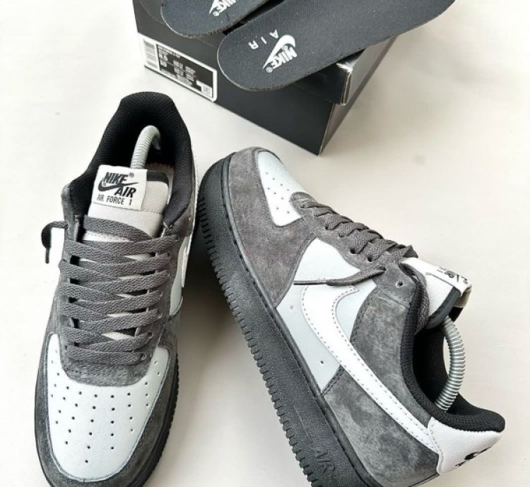 Nike Air Force 1 Wolf Lv8 Grey Anthracite Sneakers